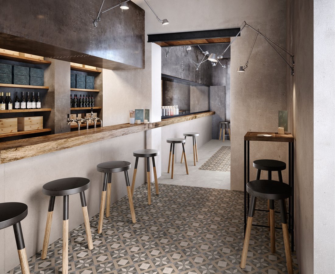 Pavimenti per bar e negozi PATCHWORK CLASSIC by Ceramica Sant'Agostino