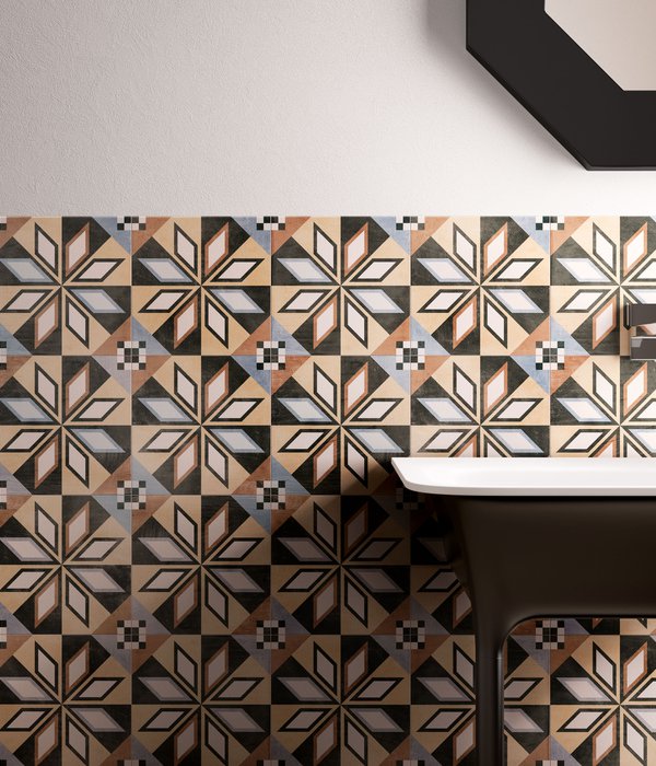 Patchwork Colors: mosaic effect tiles