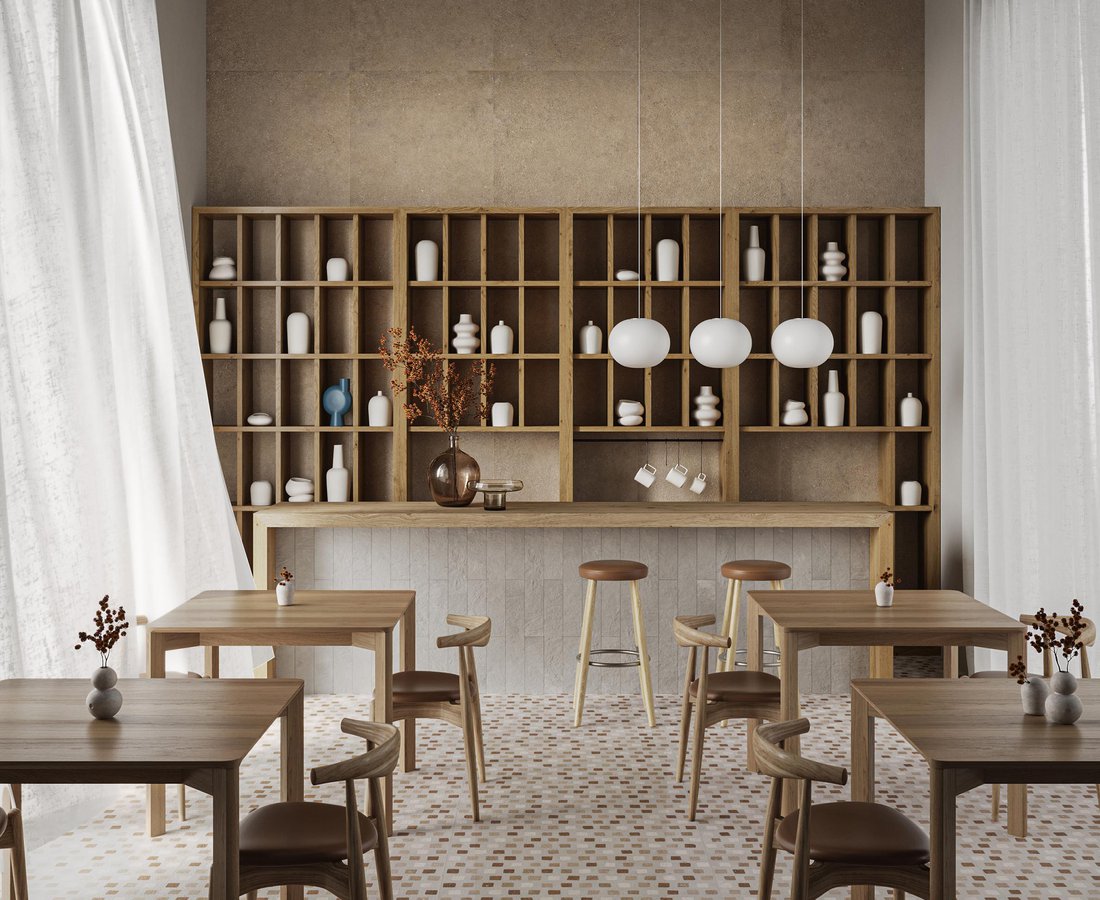 DUO, Beige tiles by Ceramica Sant'Agostino
