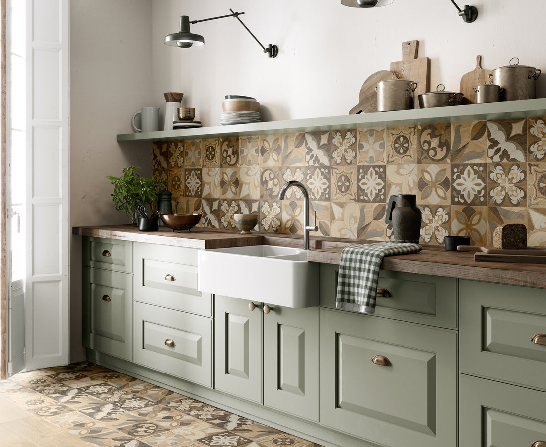 Kitchen tiles INTARSI CLASSIC by Ceramica Sant'Agostino