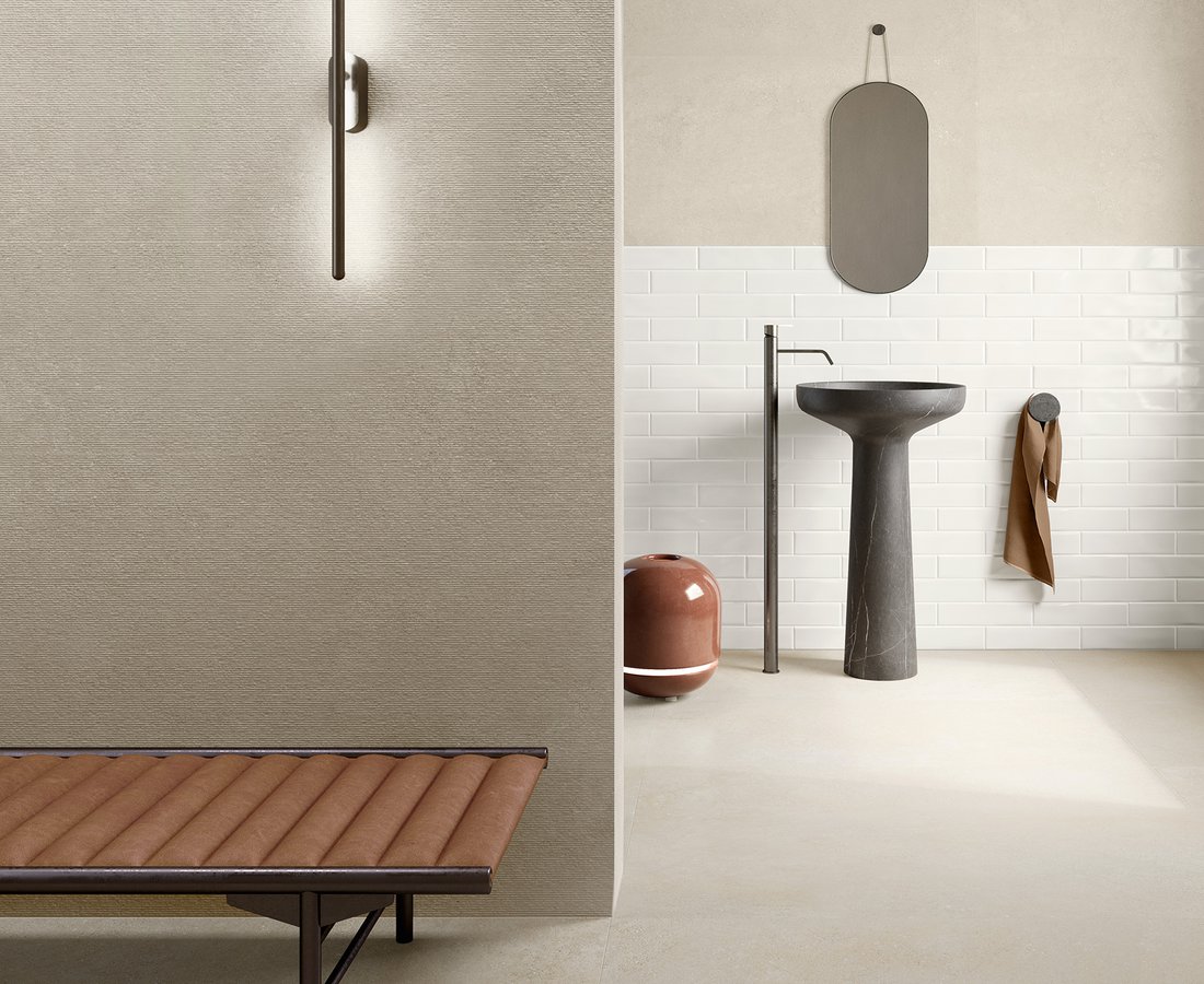 Carreaux pour salle de bains SILKYSTONE by Ceramica Sant'Agostino