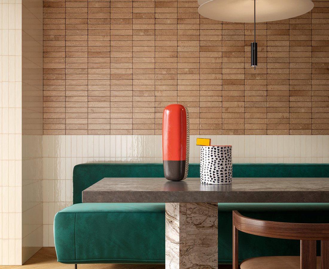 Living room tiles TETRIS by Ceramica Sant'Agostino