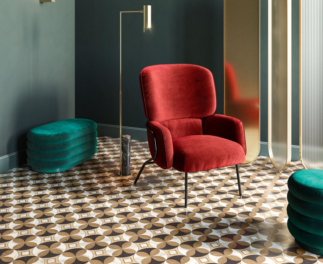 Living room tiles INTARSI ELITE by Ceramica Sant'Agostino