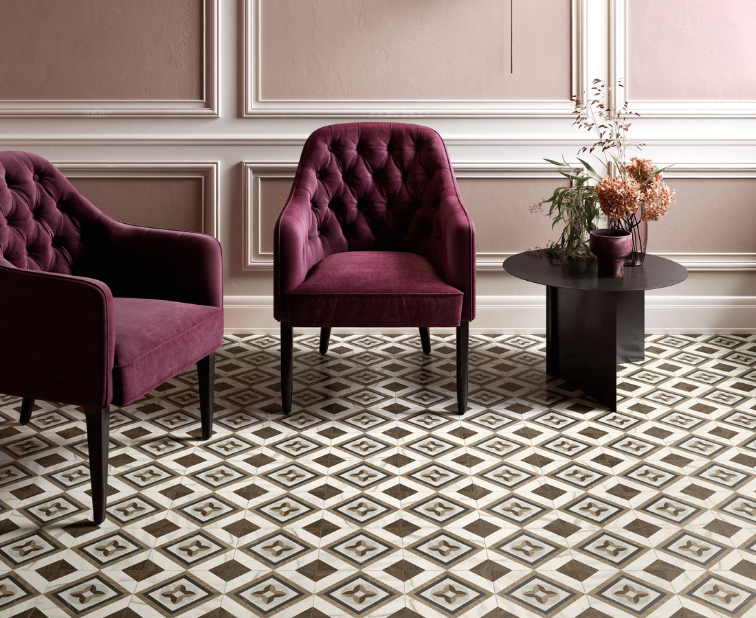 Living room tiles INTARSI GLAM by Ceramica Sant'Agostino